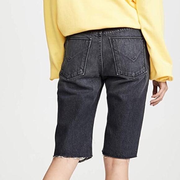 Hudson Sloane Long Cut-Off Distressed Shorts NWT - Picture 5 of 9